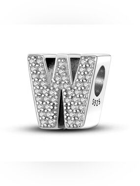New Letter W Charm